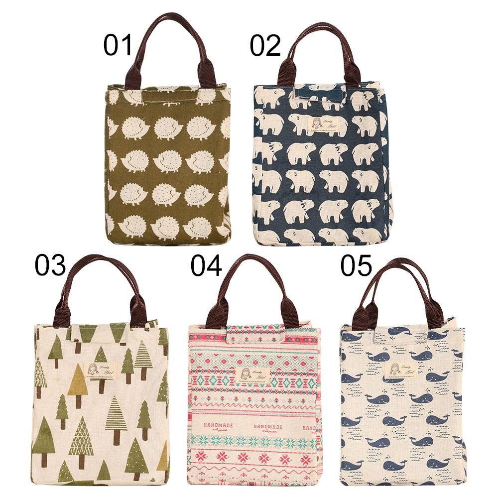 Портативная сумка для хранения, детская, студенческая, изолированная термосумка для пикника, ланч-бокс, органайзер для завтрака, сумка-холодильник для обеда