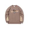 Li Ning X Line Friends Коллаборация Свободный Свитшот с Круглым Вырезом Парный Стиль Мужской свитшот Коричневый AWDQB04-1