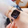 Women's Square Fashion Metal Waterproof Luxury Wristwatch