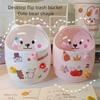 Cute Bear Mini Desktop Trash Can & Storage Box for Students and Dorms