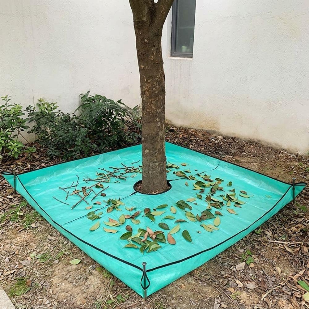 Corner Grommets Tree Trimming Drop Cloth Waterproof Yard Tree Work Mat Garden Yard Cleanup