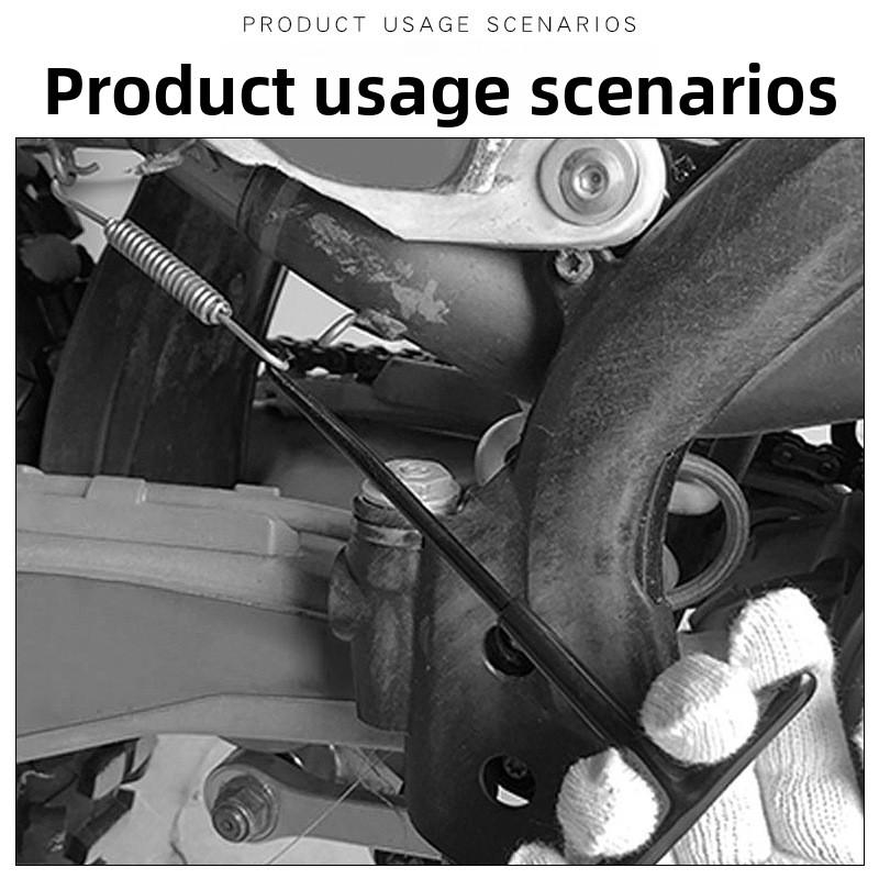 Крючок для пружин выхлопной системы мотоцикла, Т-образная рукоятка, съемник пружин выхлопной трубы, установочные крючки, инструмент для ремонта для снятия пружин