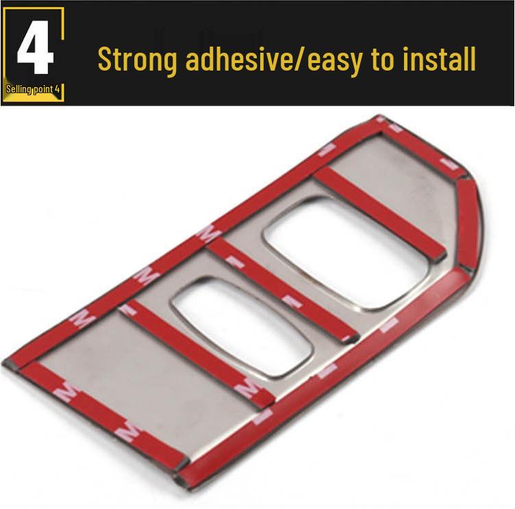 Volvo XC60 Ignition Switch Decorative Frame - Stainless Steel Sparkle Sticker