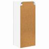 Wall Mounted Glass Cabinet LUCCA Sonoma Oak 40 x 31 x 100 cm