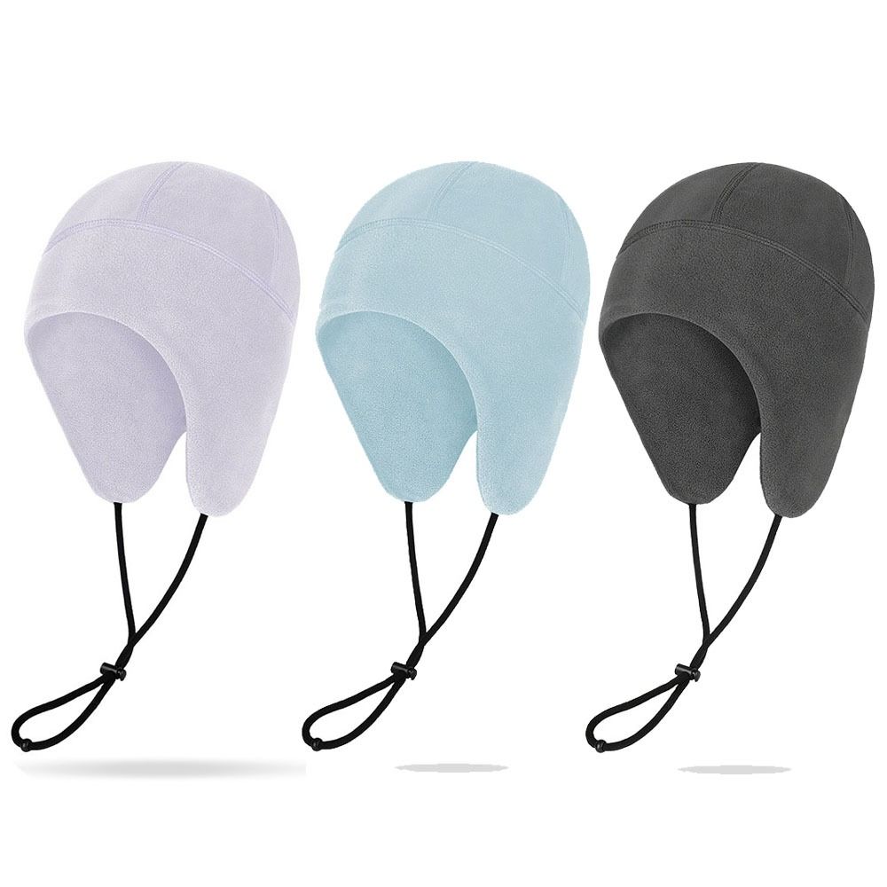 Bonnet Style Winter Fleece Caps Warm Earflap Protection Warm Bicycle Headwear Cycling Headwear Beanie Cap Outdoor Sports