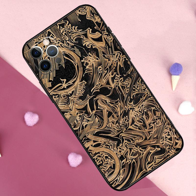 Чехол для телефона Pokras Lampas Art Graffiti для iPhone 17 Pro Max 14 15 16 Plus 11 Pro Max 12 13 Mini 16e 17 Air Задняя крышка