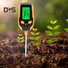 High-precision Soil Detector 4 In 1 Soil Moisture Fertility Temperature PH Soil High Accuracy Soil Analysis Test Kit Meter for Gardening Farming