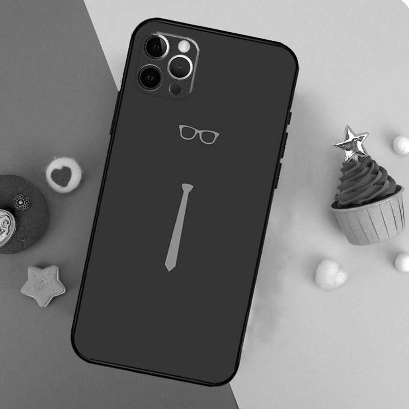 Suit and Tie Phone Case For iPhone 17 16 16E 15 14 12 11 13 Pro Max 12 13 Mini 17Air Shockproof Cover