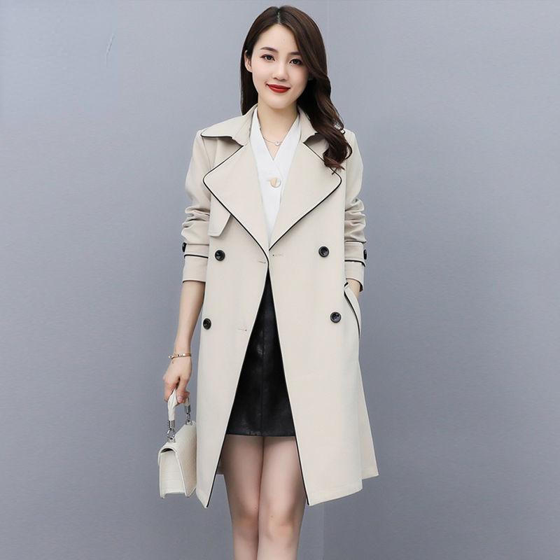 Элегантный и удобный тренч для женщин, свободная и дышащая весенняя одежда