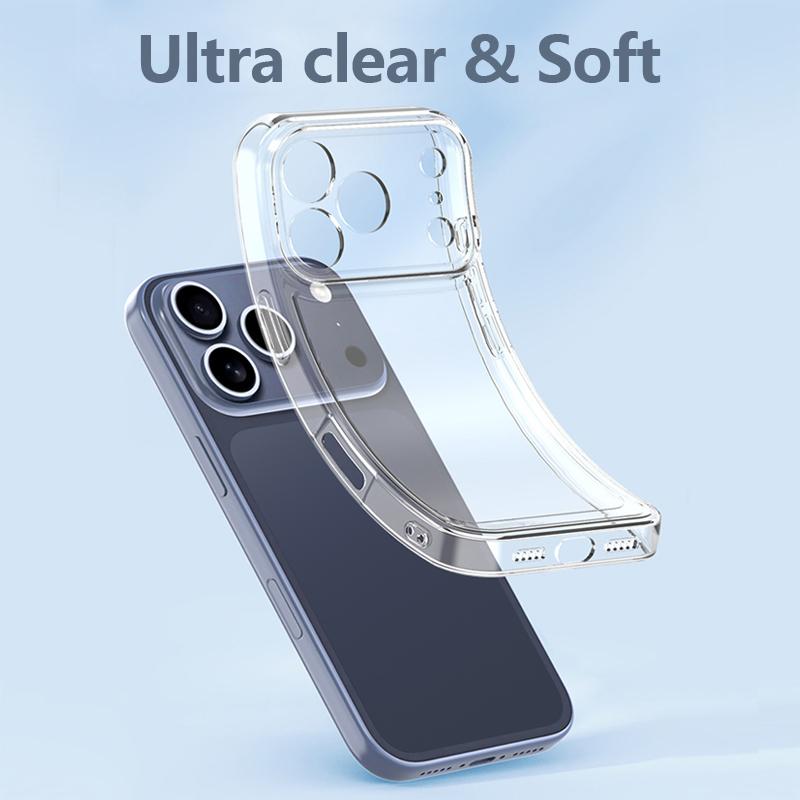 Силиконовый прозрачный чехол для телефона для iPhone 17 16 Pro 15 14 13 12 Pro Max 11 Прозрачный ударопрочный мягкий ТПУ Чехол с рисунком карты самолета