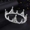 Bridal Crown Internet Celebrity Friends Friends Girlfriends Gift Round Crown 18-Year-Old Adult Gift Headgear Rhinestone Crystal Crown