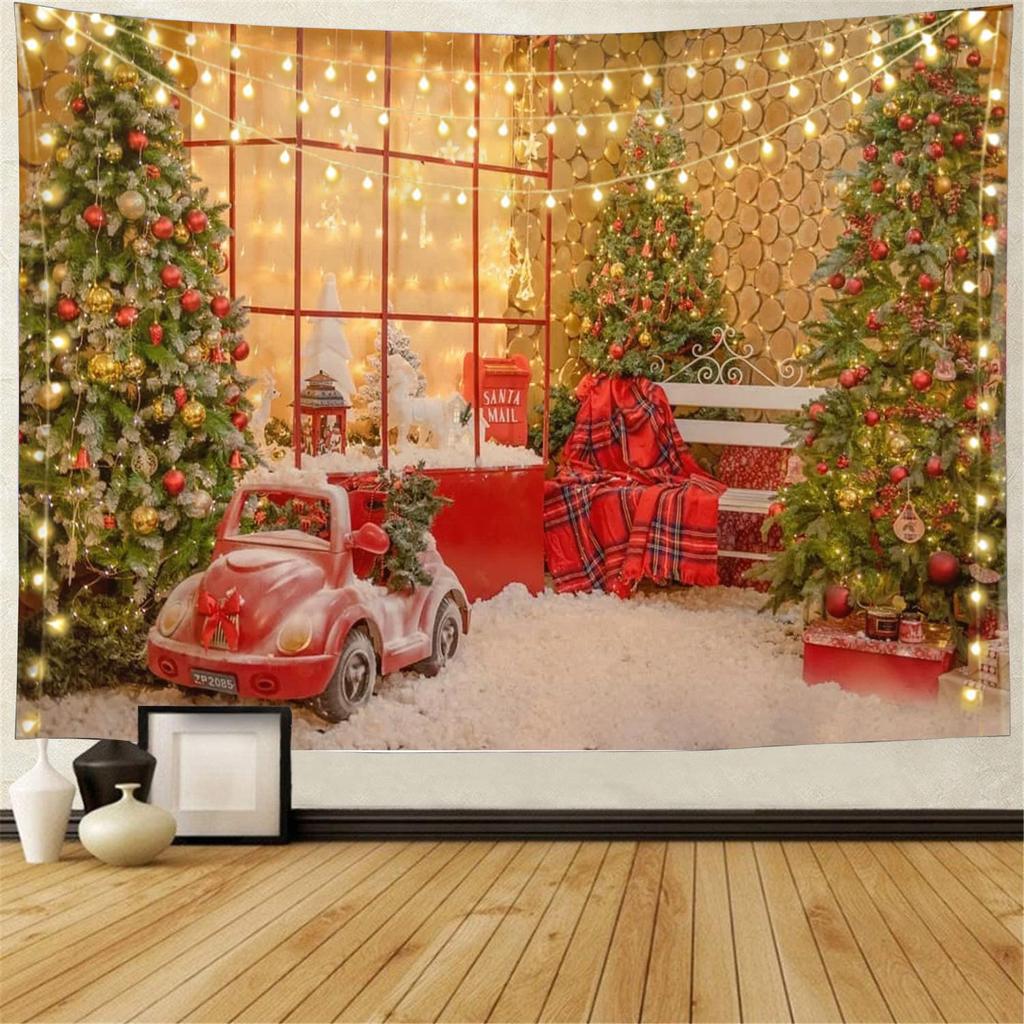 Snow Wall Hanging Tapestry Christmas Wall Hanging Tree Wall Hanging Gorgeous Christmas Tree Fireplace Gifts
