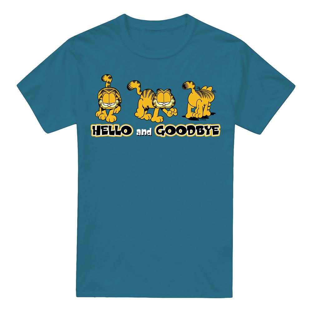 Мужская футболка Garfield Hello and Goodbye
