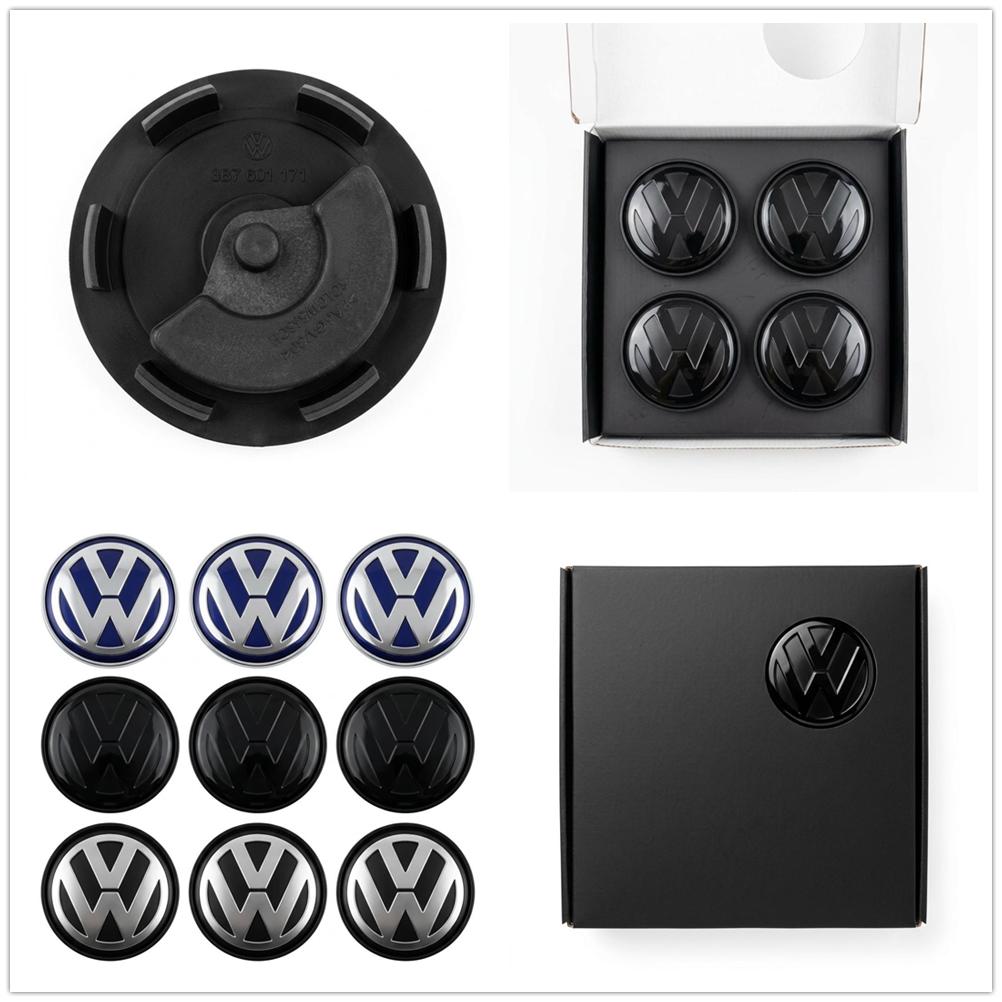 4pcs 56mm 65mm VW floating Car Wheel Center Caps Hubcap Cover for VW Jetta MK5 Golf Passat styling CC Golf 3B7601171 1J0601171 zr7