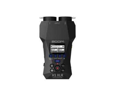 Zoom H1 XLR Портативный рекордер Черный Оборудован мини-разъемом, специализированным для внешнего входа 2-канальный вход, совместимый с 32-битной записью с плавающей точкой