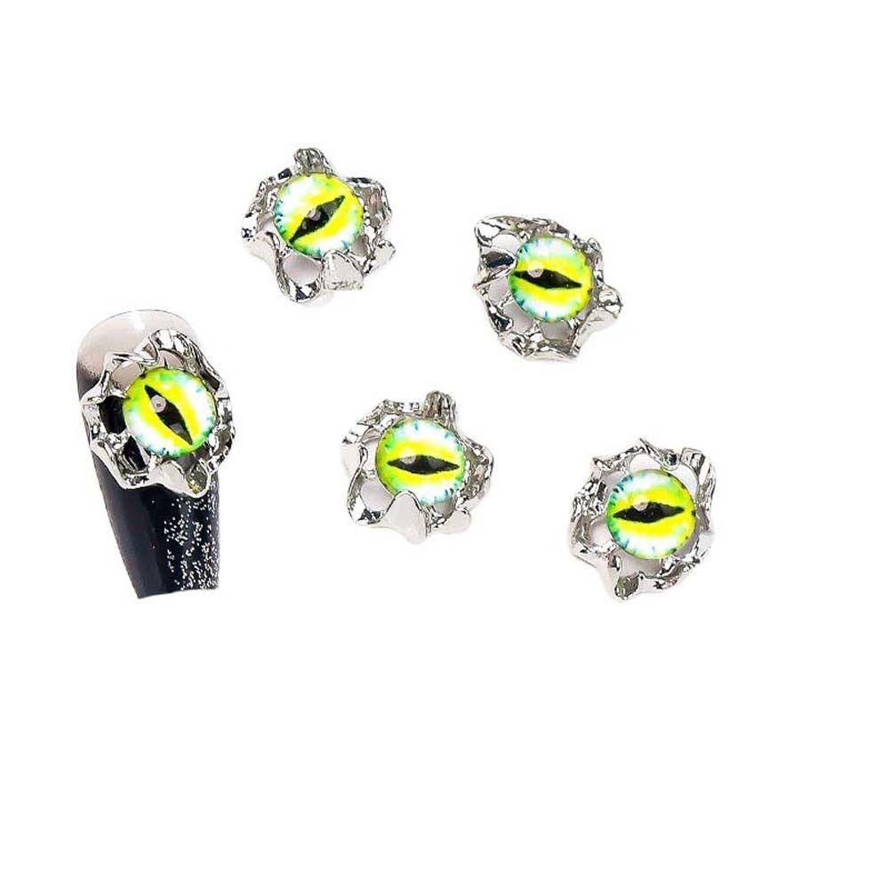 5Pcs/set Halloween Nail Charms Halloween Demon Nail Decorations Girls/Lady
