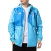 adidas Real Madrid Football Woven Hooded Jacket Blue Men's GQ2538