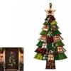 Vintage Oversized Fabric Christmas Tree Handmade DIY Christmas Patchwork Craft Kit  Christmas Gift