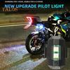 2 шт. светодиодных стробоскопических фонарей для дронов, 7 цветов, перезаряжаемые через USB, сигнальные огни для самолетов, езда, полеты, защита от столкновений, задние фонари для самолетов, мотоциклов