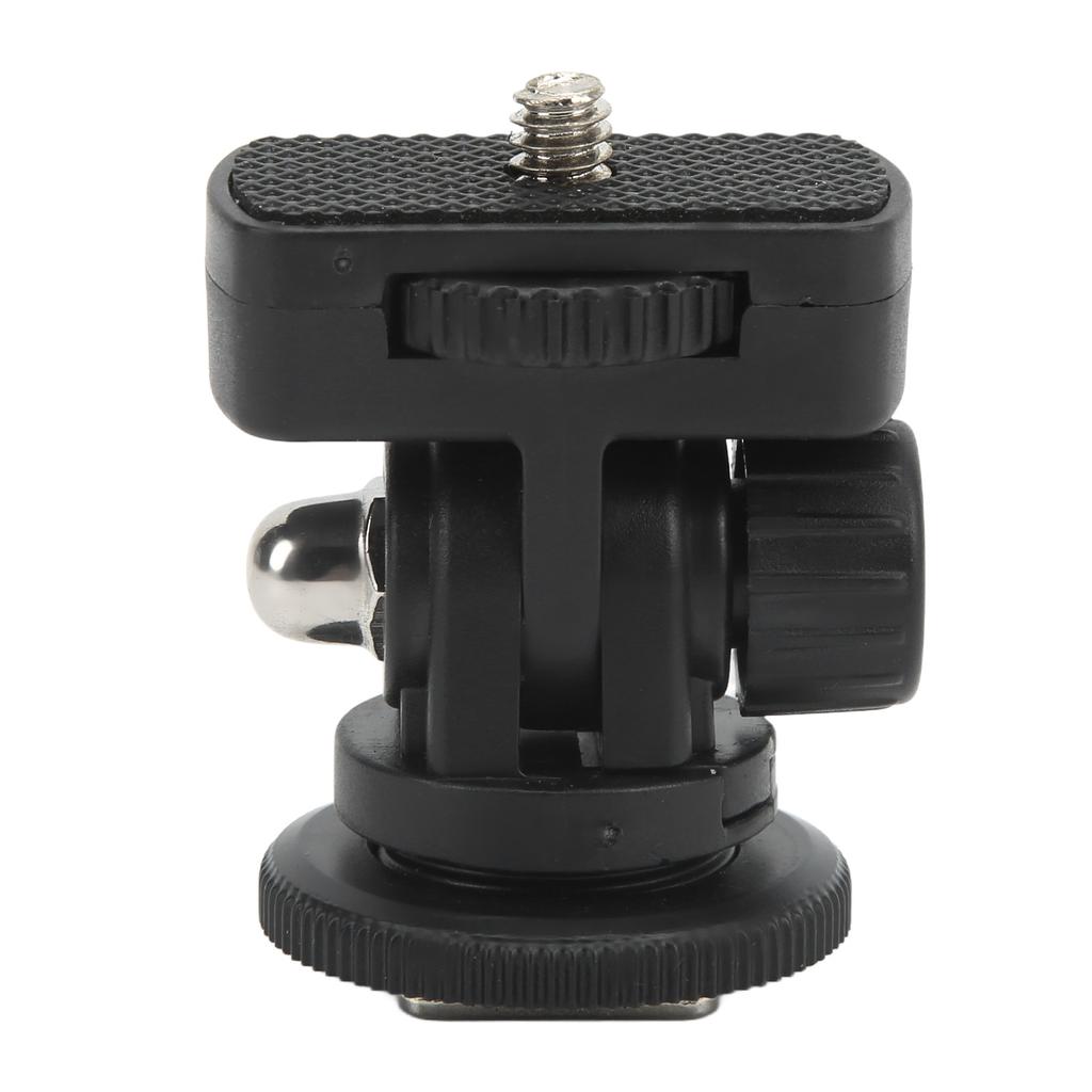 Monitor Ball Head 180 Degrees Adjustable Mini Monitor Accessories with Cold Shoe 1 4 Screw Interface