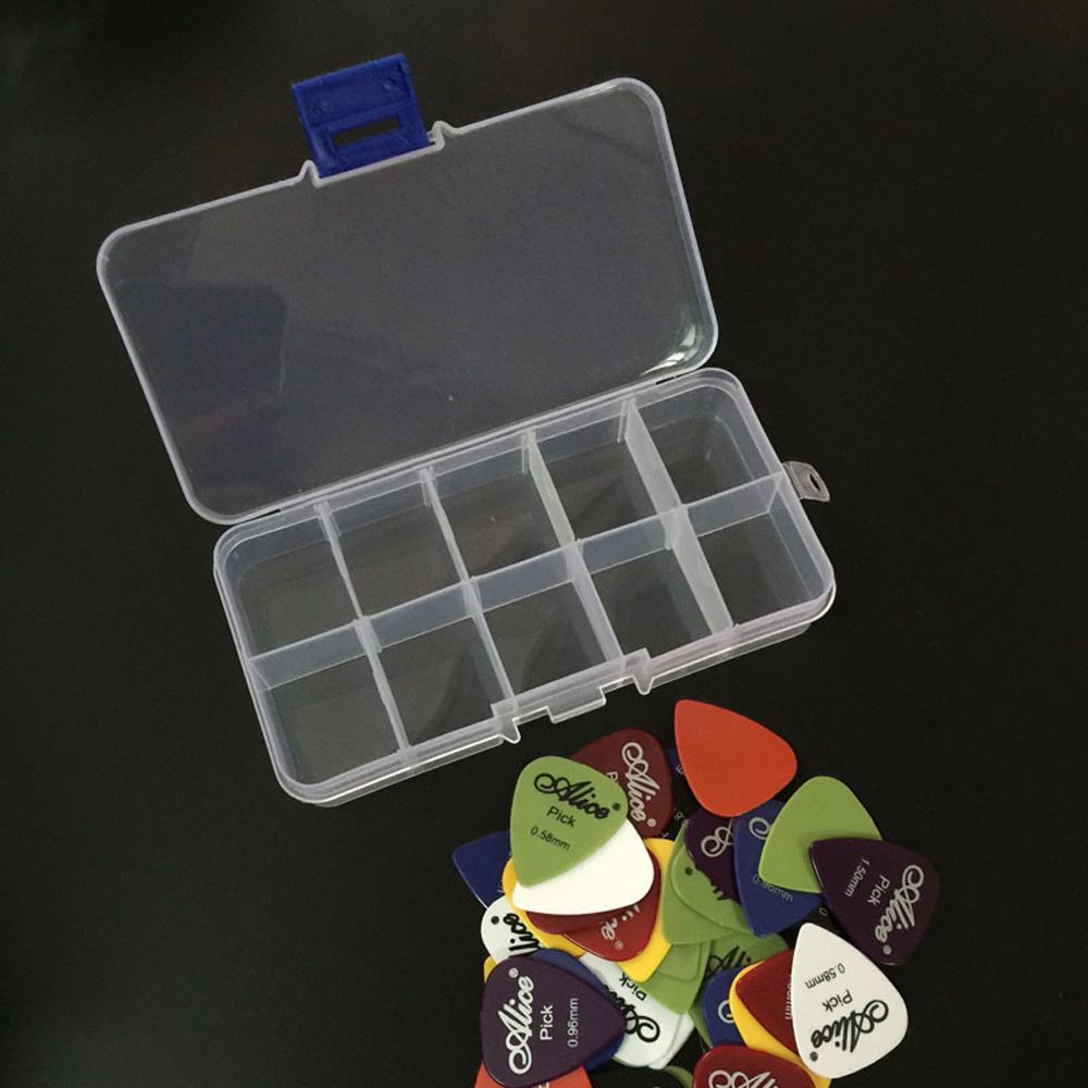 Light Weight 0.58 - 1.5 mm Acoustic 1 Box ABS Guitar Accessories Guitar Picks Mediator Plectrum