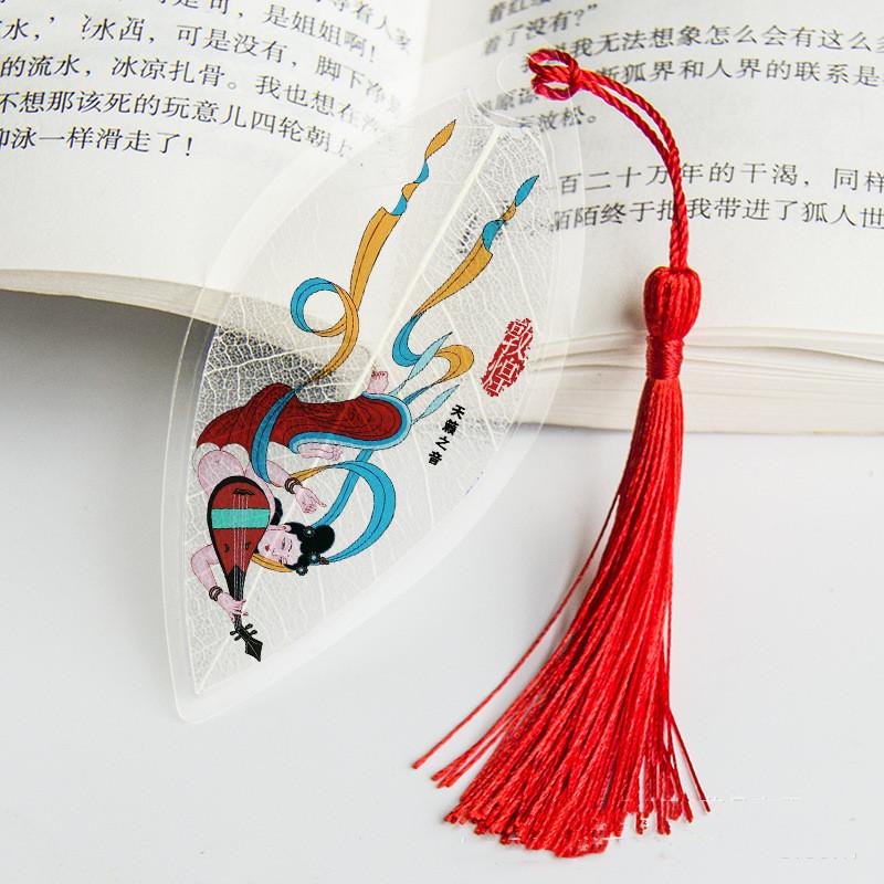 1 шт., милые классические креативные закладки, китайский ветер, натуральные коллекционные предметы, закладки с листьями и жилами, креативные канцелярские принадлежности