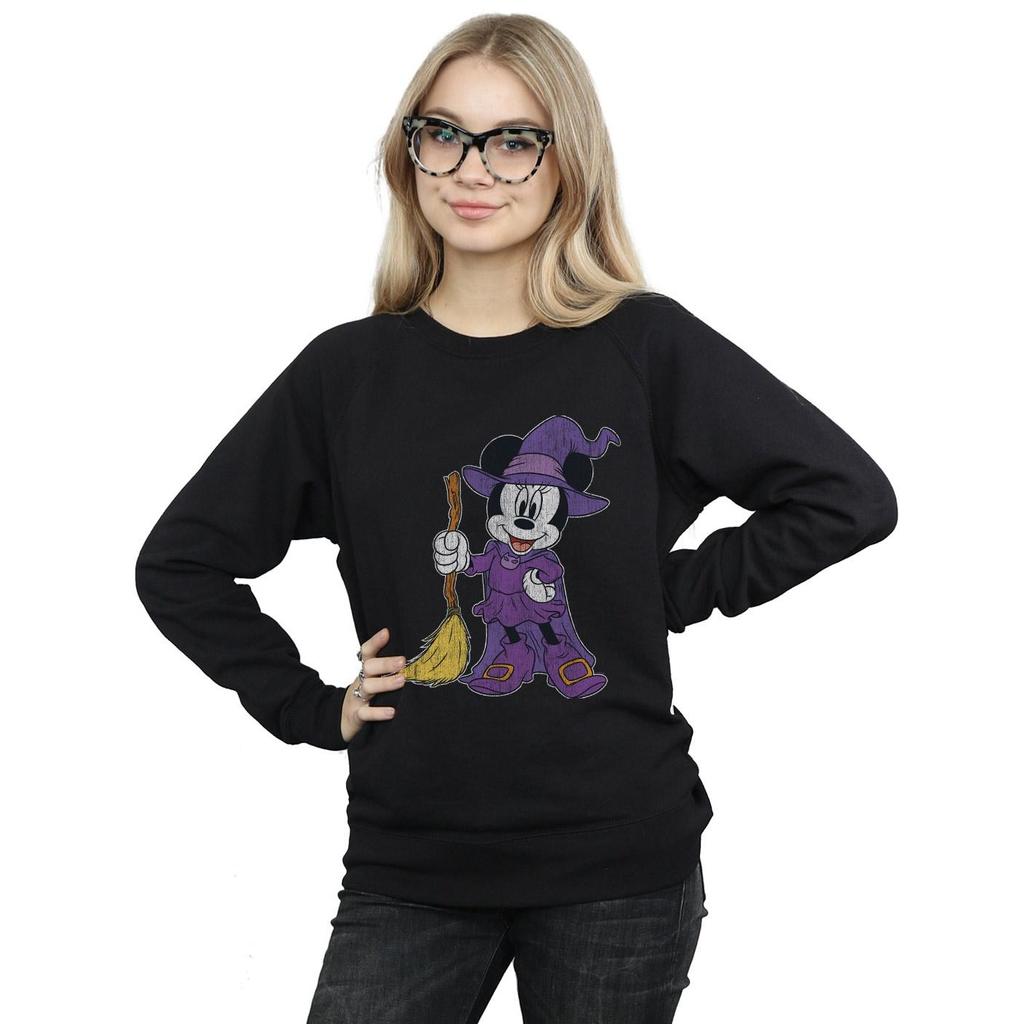 Disney Womens/Ladies Minnie Mouse Witch Costume Sweatshirt