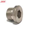 JIAX 1 шт. Резьбовая пробка из нержавеющей стали M18x1.5, заглушка-коннектор с внутренним шестигранником для кислородного датчика O2, автозапчасть