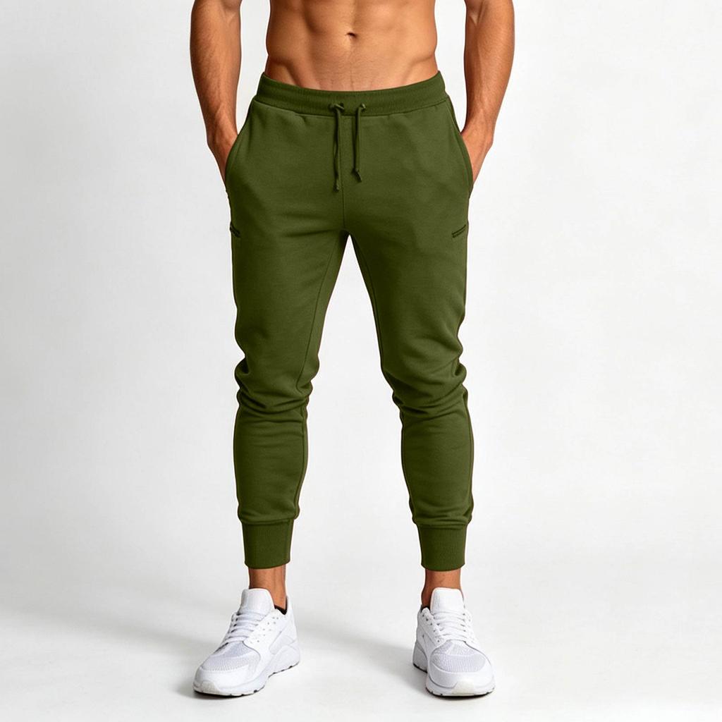 Мужские спортивные джоггеры Повседневные зауженные брюки Slim Fit для бега и тренировок