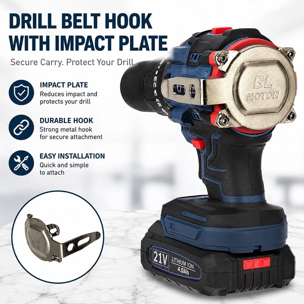 Cordless Drill Belt Hook Knock-proof Drill Waist Hanger New Power Tool Accessories Workshop Use