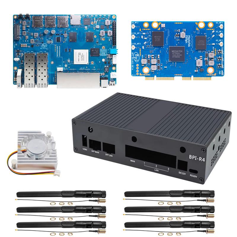 Banana Pi R4 Router Board: MediaTek MT7988 Quad-Core, 4GB RAM