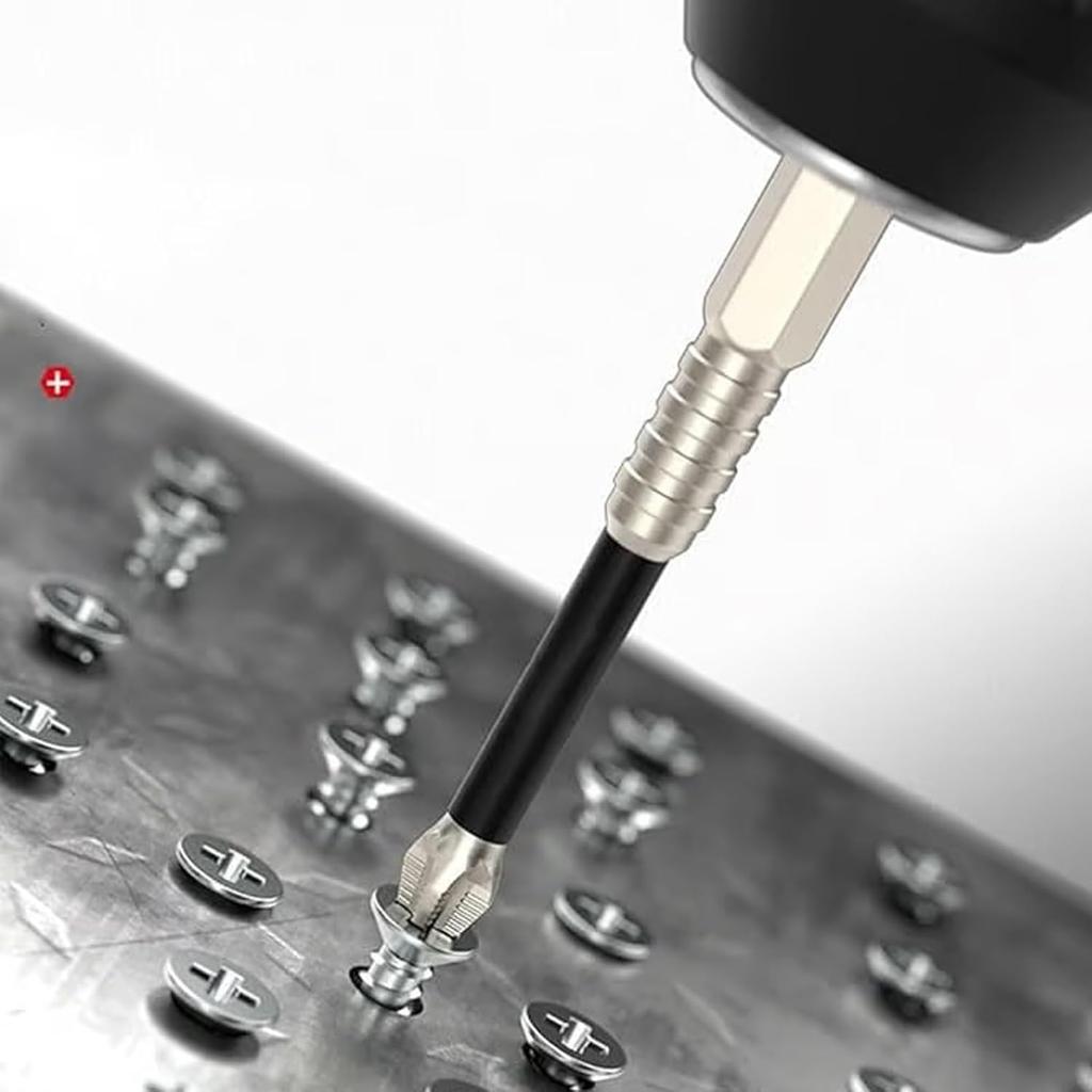 Набор сверл с магнитными отвертками, прочный набор сверл с отвертками, противоскользящий набор электрических отверток, идеально подходит для дома, гаража, DIY