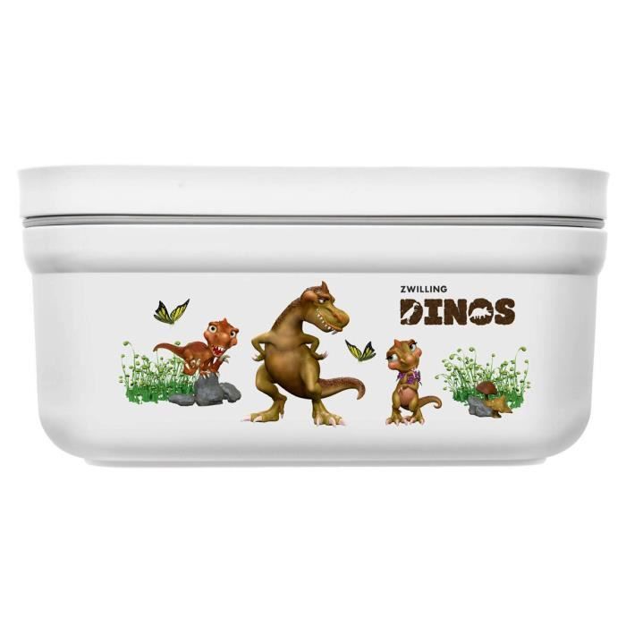 Lunch Box Sous-Vide - ZWILLING - Dinos - 500 ml - Plastique - Blanc / Gris