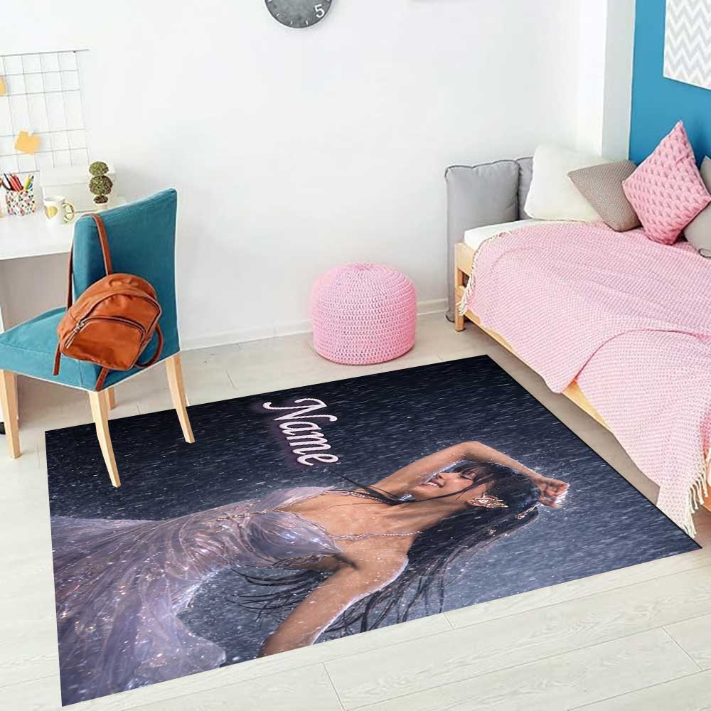 Ayliva Customize your name rug, office chair cushion, home bedroom living room gift.