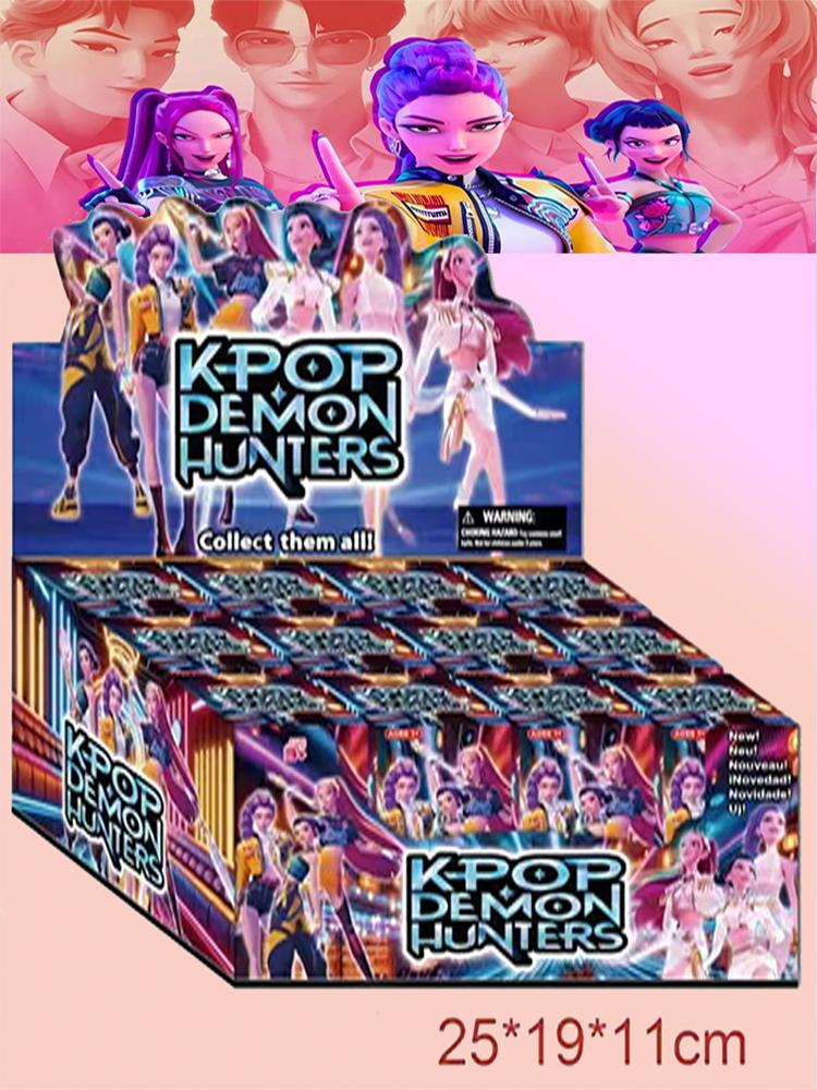 Cartoon Gaming Kpop Demon Hunters  Anime Figure Model Toy  Peripherals Desk Decoration Collection Figures Model Toy For Kid Gift