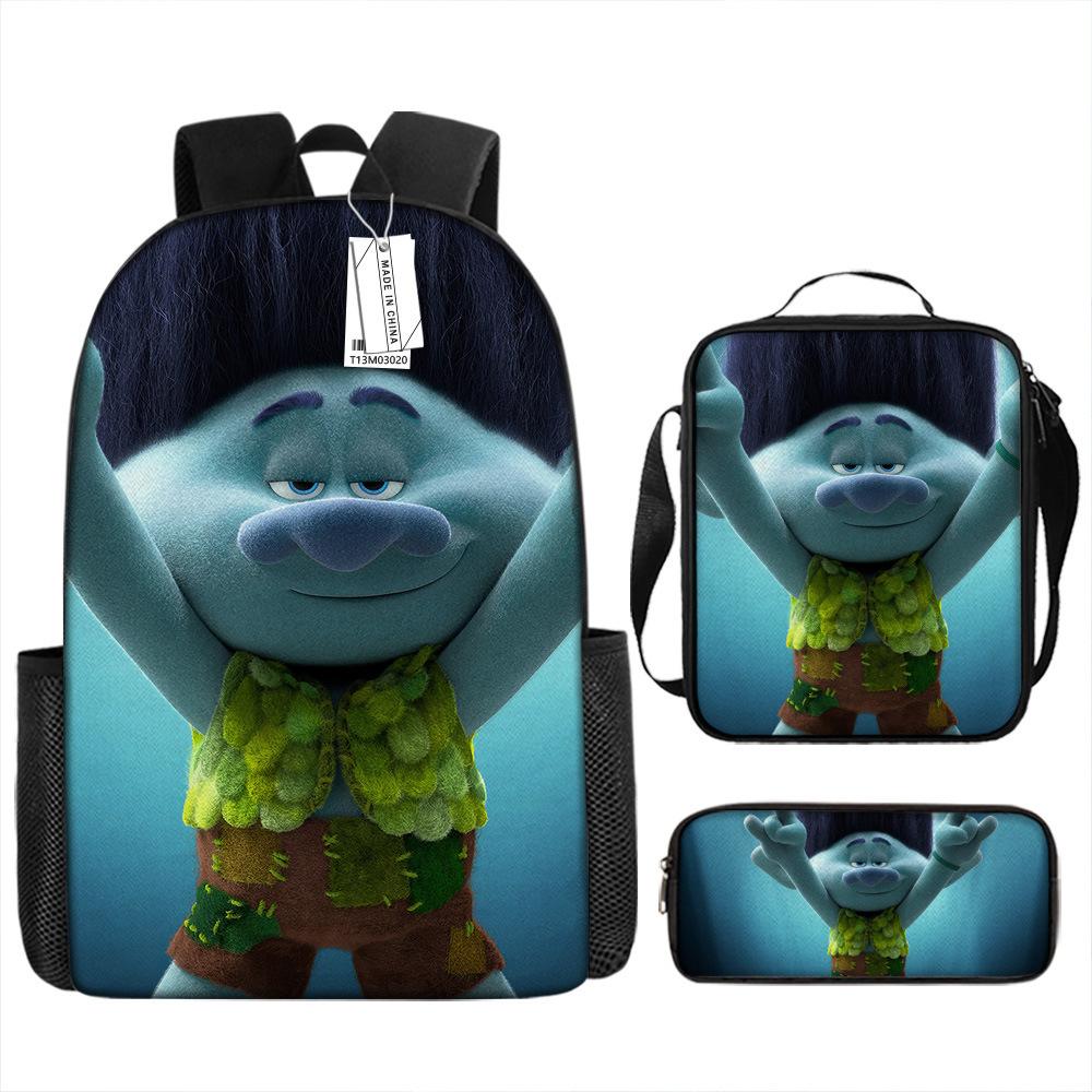 Magic Hair Elf School Bag Trolls Trolls, Ugly Baby Backpack Student School Bag Outdoor Cartoon Children'S Backpack