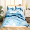Комплект пододеяльников с рисунком мраморной текстуры с постепенным переходом, цифровая печать для трех комплектов постельного белья