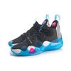 Li Ning Кожаные Нескользящие Износостойкие Средние Баскетбольные Кроссовки Мужские Черные ABAP113-2