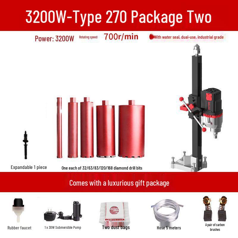 DELIXI High-Power Diamond Core Drill & Concrete Hole Opener Machine