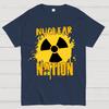Хлопковая летняя повседневная свободная футболка Nuclear Nation