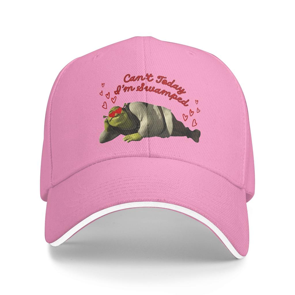 Leisure Shreksed Can't Today I'm Swamped Baseball Cap Unisex WomenSnapback Cap Outdoor All Seasons Gift Sun Hats