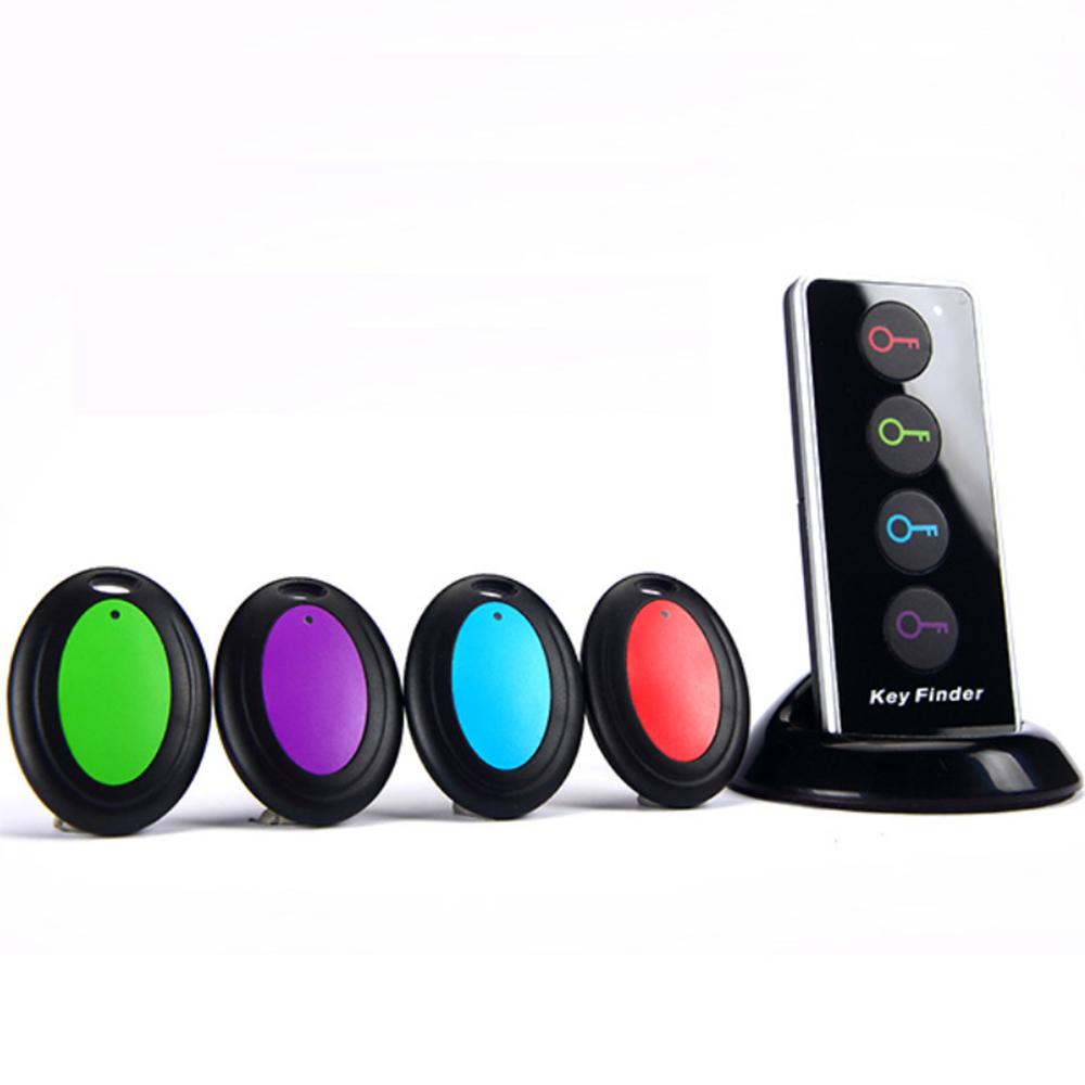 KeyFinder со светодиодной подсветкой Беспроводной RF-локатор предметов 1 передатчик с 4 приемниками