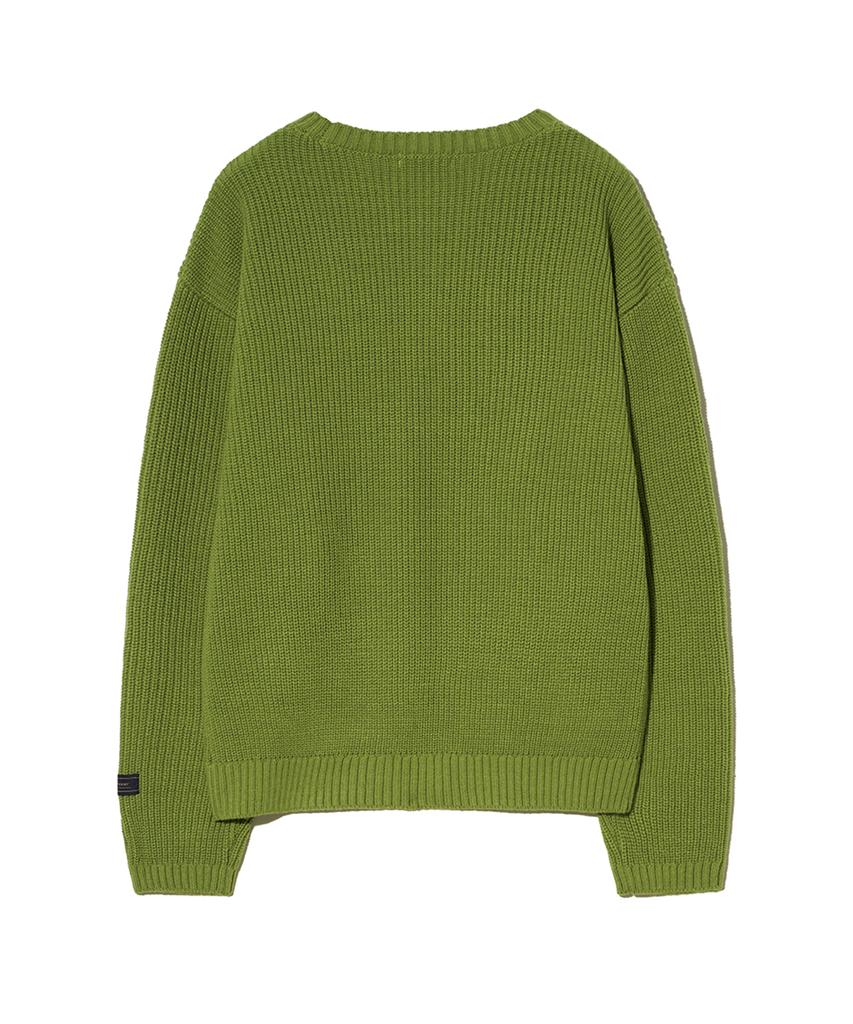 YALE Cozy Round Knit_Olive