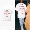 2024 Новая футболка в стиле хип-хоп Kanye West I Feel Like Paul Футболки из 100% хлопка NO MORE PARTIES IN LA Футболки Женские футболки унисекс