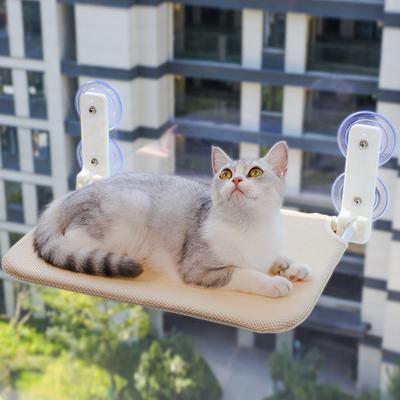Не требующий сборки складной кошачий гамак, плюшевый сетчатый кошачий настенный гамак на присосках, платформа для прыжков