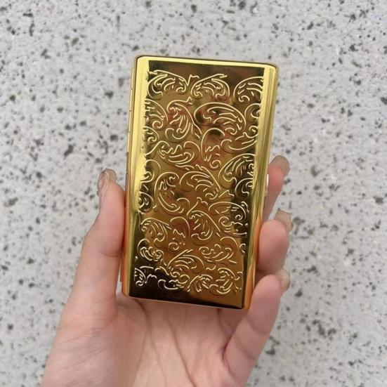 Винтажный держатель для карт Тонкий металлический чехол Карманный корпус из нержавеющей стали Кошелек Защитный чехол для кредитных карт для мужчин женщин Визитница