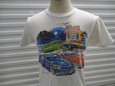 Vintage 80's Starlite Drive-In Hot Rod Chop Top Lowrider Cruise Single Stitch T Shirt M