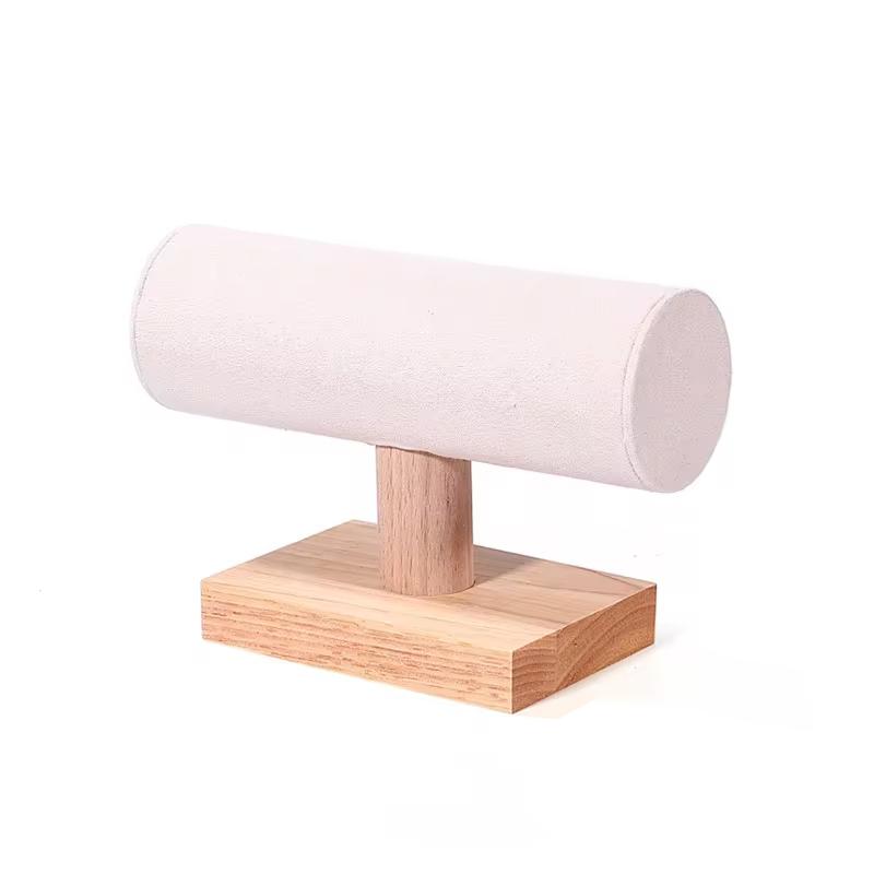 Деревянная винтажная Т-образная стойка для хранения ювелирных изделий, подставка для демонстрации браслетов, стойка для хранения, подставка для демонстрации часов, браслетов, цепочек, ювелирных изделий, реквизит