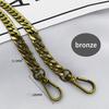 Ремешок-цепочка для сумки, сверхмощный металлический карабин с зажимом, сумка через плечо, сумка через плечо, сменная сумка, аксессуары для самостоятельного изготовления