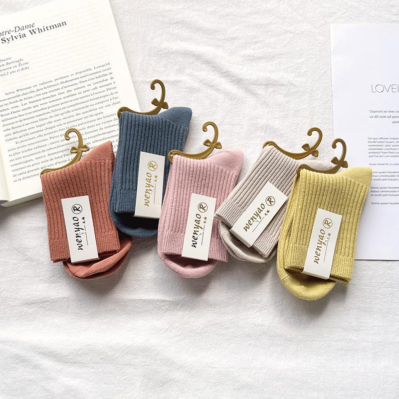 Socks Men'S Pure Cotton Sweat-Absorbing Double-Needle Medium Tube Socks Cotton Casual Men'S Deodorant Cotton Socks Zhuji Men'S Socks